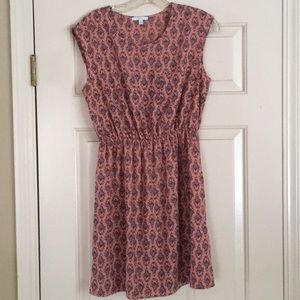 Women’s Soprano Cap Sleeved patterned dress